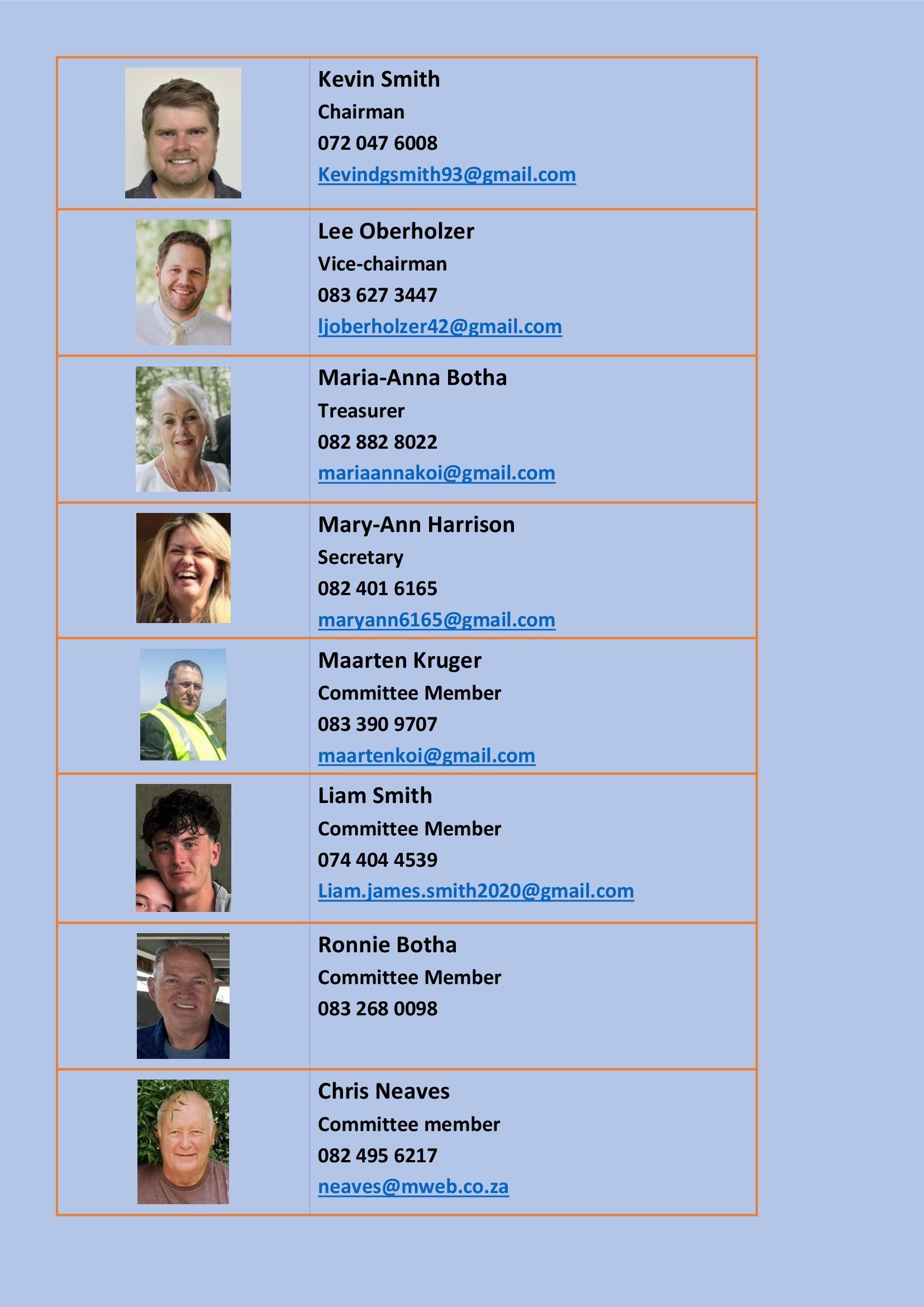 New Committee 2025